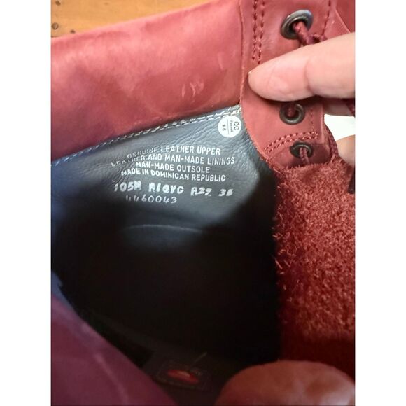 Timberland Men’s Premium 6-Inch Waterproof  Boots burgundy Sz 10.5 main image 7
